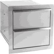 Heavy-Duty Commercial Grade Stainless Steel Cut-Outs In Inches Drawers NMS-DDS 14-1/2