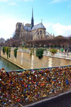 Lovers' locks and Notre Dame see the story below.