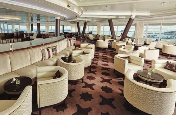 An intimate ship with 350 suites, Seven Seas Mariner offers an ideal setting to experience the vast and