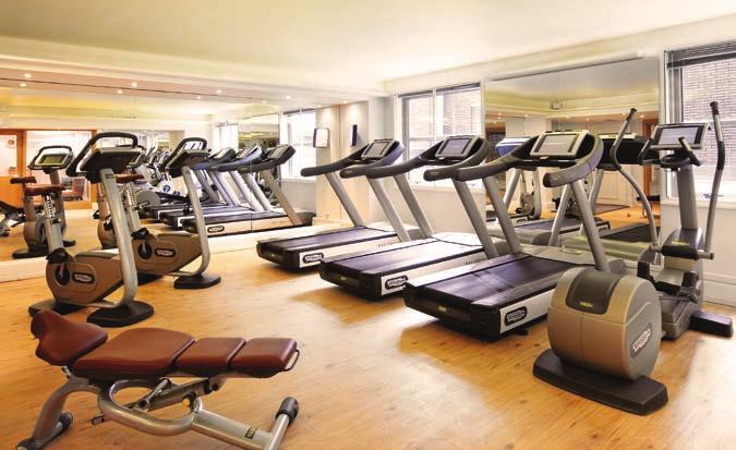 The gym offers state-of-the-art cardiovascular exercise machines such as Concept II rowers, Precor cycles, Powerjog treadmills and Precor cross-trainers in a fully air-conditioned area.