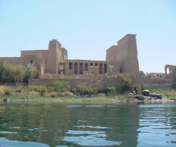 Philae Temple Once renowned as the (The Pearl of Egypt) by virtue of its rich Vegetation & its magnificent assemblage of temples The island of Philae now lies beneath the waters of Lake Nasser; but