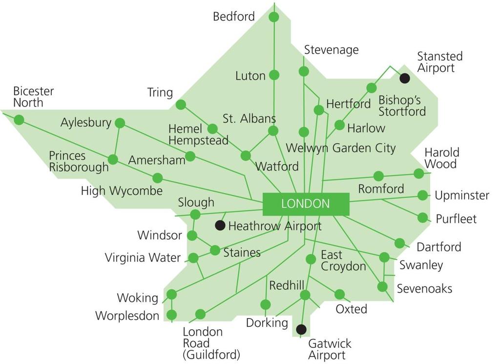 Introduction The area that London TravelWatch is responsible for is shown below: Figure 1 - London TravelWatch remit area For the South Eastern franchise, the London TravelWatch boundary covers all