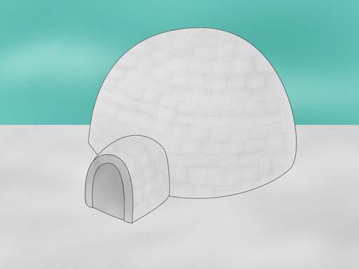 Chapter 10 Make your igloo last even when the snow all around begins to melt. - Stop the sun melting your igloo by ensuring that the base is extended a decent distance from the igloo.