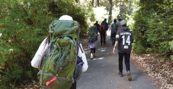 PARTICIPANTS SHOULD BE PREPARED TO: Hike as many as 12 miles at a moderate pace in a day Carry the gear necessary for a three night backpacking trip Spend nights under the stars or in a shared tent
