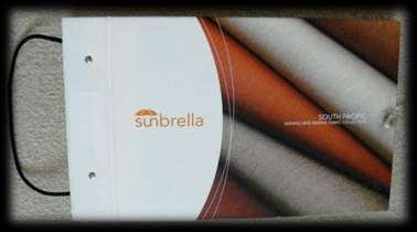 stocked fabrics that are indicated available in; Para Acrylic swatch