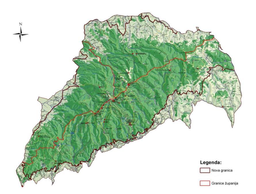macro-units: a) forests: b) access area: 17.938 ha 120 1035 m a. s. l.