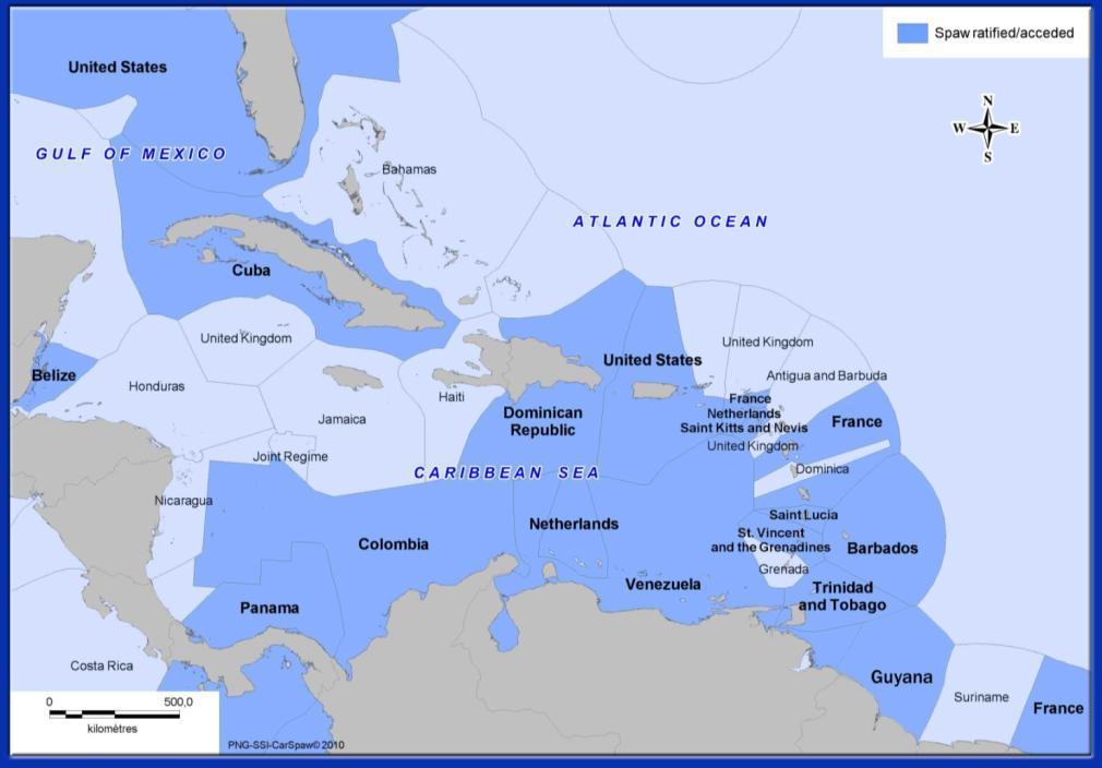 The Wider Caribbean Region Geographical and political fragmentation (28 states and 10 territories) 5