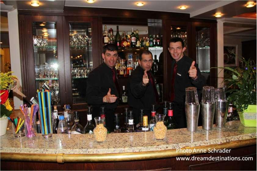Our Bar Staff Miro, Peter & Tomas, Ledson Wine Cruise 2014.