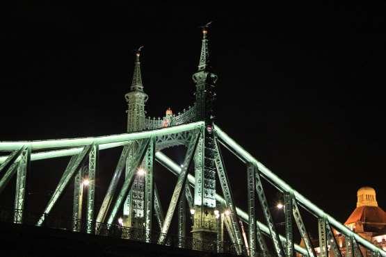 com Budapest at Night illuminated
