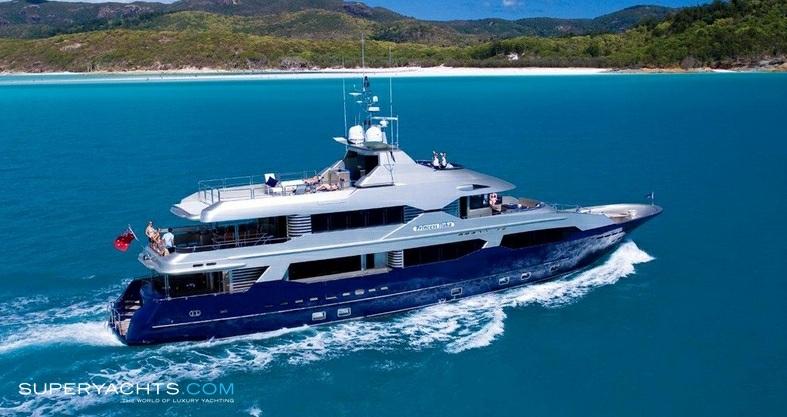 Australian beauty, Princess Iluka. With sleek exterior styling and a lavish interior, this yacht will impress the most discerning of charter clients.