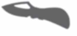 Liner-lock utility & drop point knives Thumb knob
