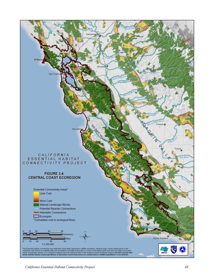 (2010) and Bay Area Critical Linkages project (2013)