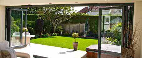 A new way to enjoy your garden & home Enjoy your garden all year round with AluK bi-fold and sliding