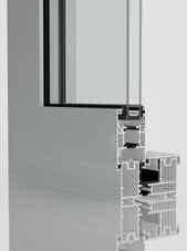 Two pane sliding door or window Full range of complementary handles and