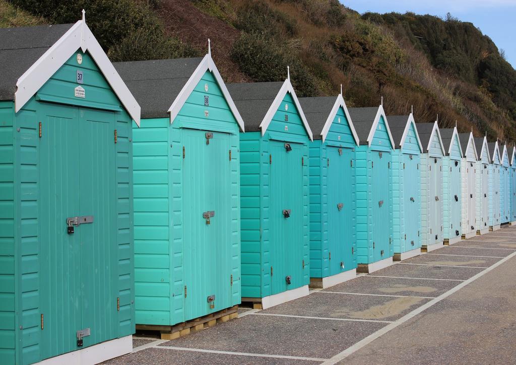 MAKING IT HAPPEN BOURNEMOUTH BEACH HUTS Together with Crown Paints, Gerardine Hemingway chose colours for 75 brand new beach huts along Bournemouth seafront, all in