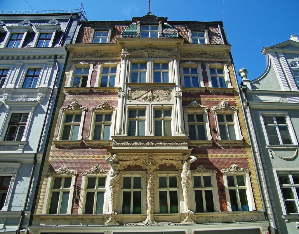Riga is famous for having one of the largest collection of Art Nouveau-style buildings in the