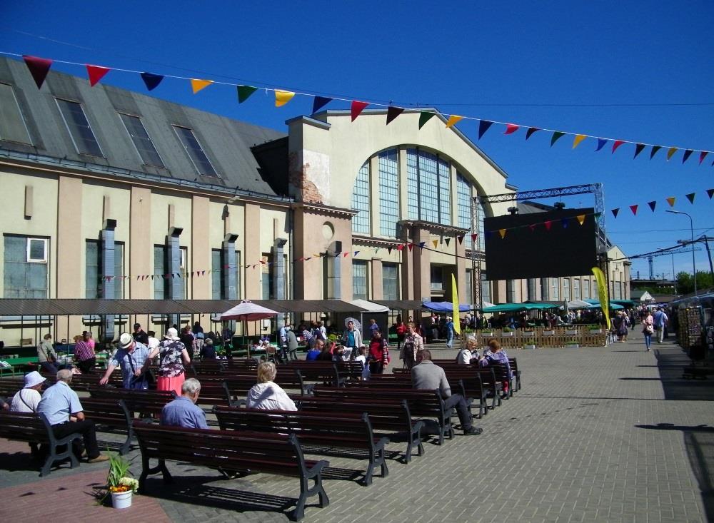The Riga Central Market is the largest market in Europe.