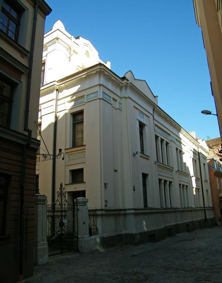 The Peitav Synagogue is the only synagogue to have survived the Nazi occupation of Riga and the Holocaust in World War II.