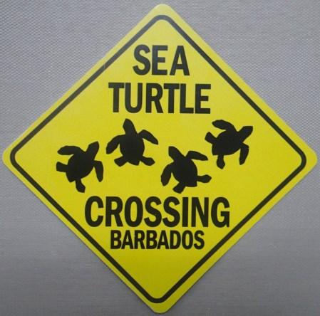 tree INV# EP300 SEA TURTLE CROSSING SIGN 6 tall