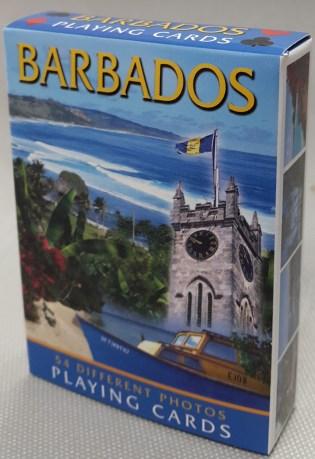 ) BARBADOS PLAYING CARDS Map of Barbados INV# PL.