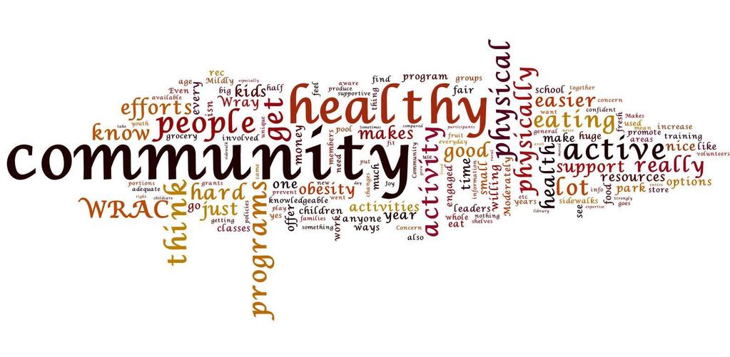 Wray, CO HEAL MAPPS Community Report This reported was generated by Jessica Haas 1, Laura Bellows 2, PhD, Deborah John 3, PhD and Kathy Gunter 3, PhD, in partnership with Generating Rural Options for