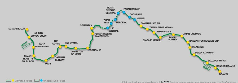 MRT Sungai Buloh - Kajang No.