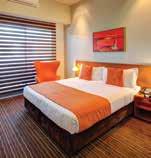 Room Features: Air-conditioning, Tea/coffee making facilities, Mini bar, Cable TV, In-room movies (free), CD/DVD player, Spa bath (Queen Spa and Spa Family rooms), Bathrobes, Ironing facilities,