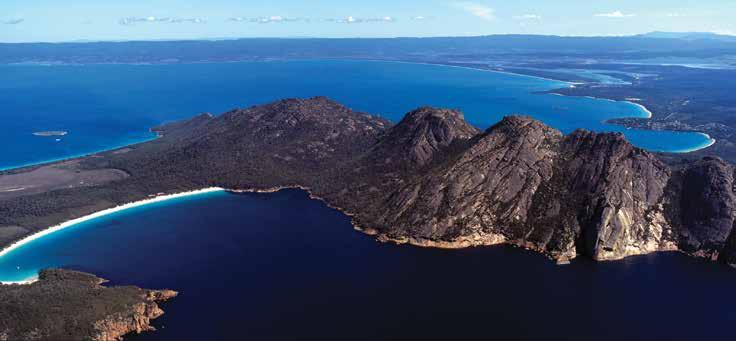 East Coast EAST COAST Wineglass Bay Household names abound along Tasmania s East Coast: the Bay of Fires, Freycinet National Park, Wineglass Bay and Maria Island they re all here for enjoyment, and