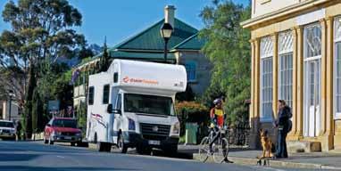 Campervan Hire Cruisin Tasmania Motorhomes Hi-Top Campervan hhmanual transmission hhfour cylinder petrol engine hhelectric heater Refrigerator hhair-conditioned driver s cabin hhone double or two