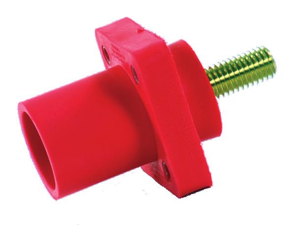wide range of cable sizes: #2 4/0 6 Integrated strain relief system's retaining wire prevents cable jacket pull-away 7