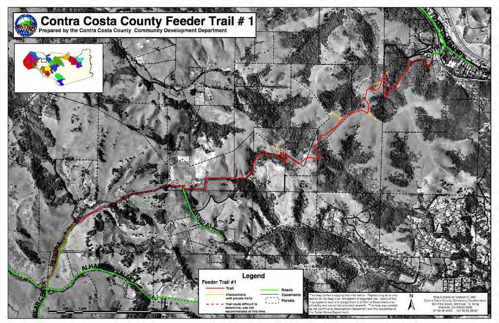Exhibit 2: Site Map Franklin Cyn Rd Franklin Canyon Construction 3 miles Gustin Ranch Dutra Ranch Sky Ranch Dutra Rd Planned Ridge Trail (not part of this project) Fernandez Ranch Surveying 0.