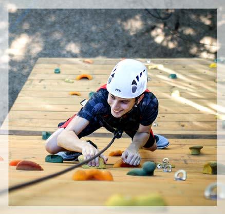 What to Expect: ROCK CLIMBING On site we have a BRAND NEW 55 FT CUSTOM climbing tower.