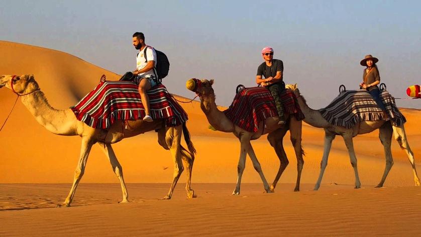 Dessert safarı on camel The best way to explore the inland deserts is by guided four by four tours, which often include camel rides, go-kart journeys across the desert, and even dune skiing.