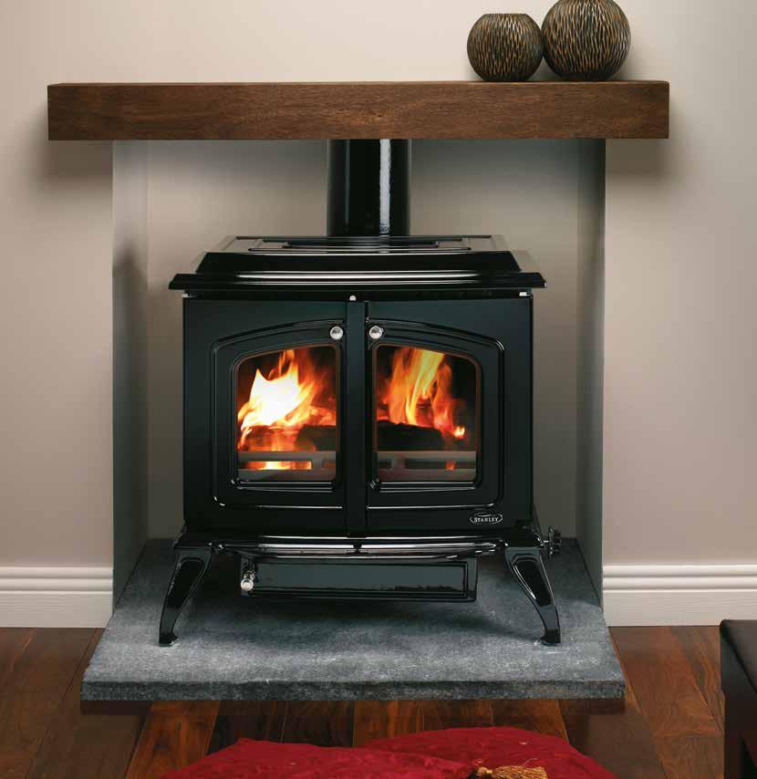 Grainne The Grainne combines classic Stanley Stove design with clean lines and contemporary good looks. The larger viewing window showcases the real fire effect while maintaining superb efficiency.