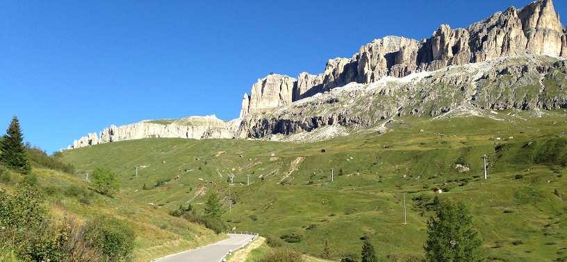 DAY FIVE Friday 12 July 2019 Dolomites National Park Another hotel loop ride is available today. The main objective is to climb Passo Fedaia.
