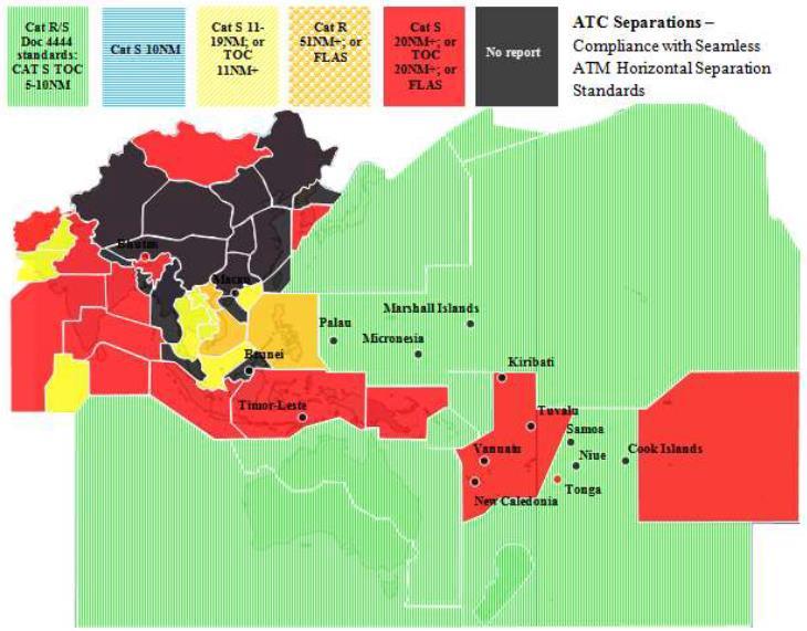 ATC Separation Standards Many Asian States impose: a Flight Level Allocation Scheme (FLAS),