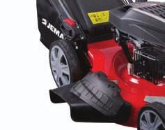 6kw/2,850min -1 Drive type: self-propelled Cutting width: 525mm Cutting heights: 25-65mm (8 positions) Grass box capacity: 60L Net weight: 38kg ROM65P Easy starting 6.