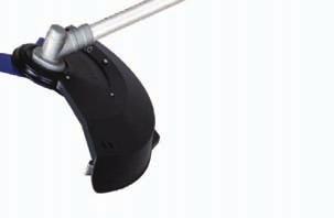 ergonomically designed handle for added user comfort Split shaft for easy transport and storage Ergonomic handle with shoulder strap for weight