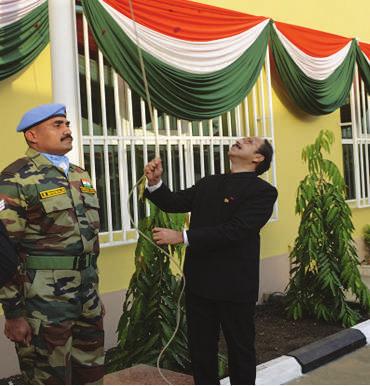 India News 6 INDIA S 69th REPUBLIC DAY CELEBRATED IN JUBA The Embassy commemorated India s 69thRepublic Day by organizing a flag hoisting ceremony on the morning of 26 January
