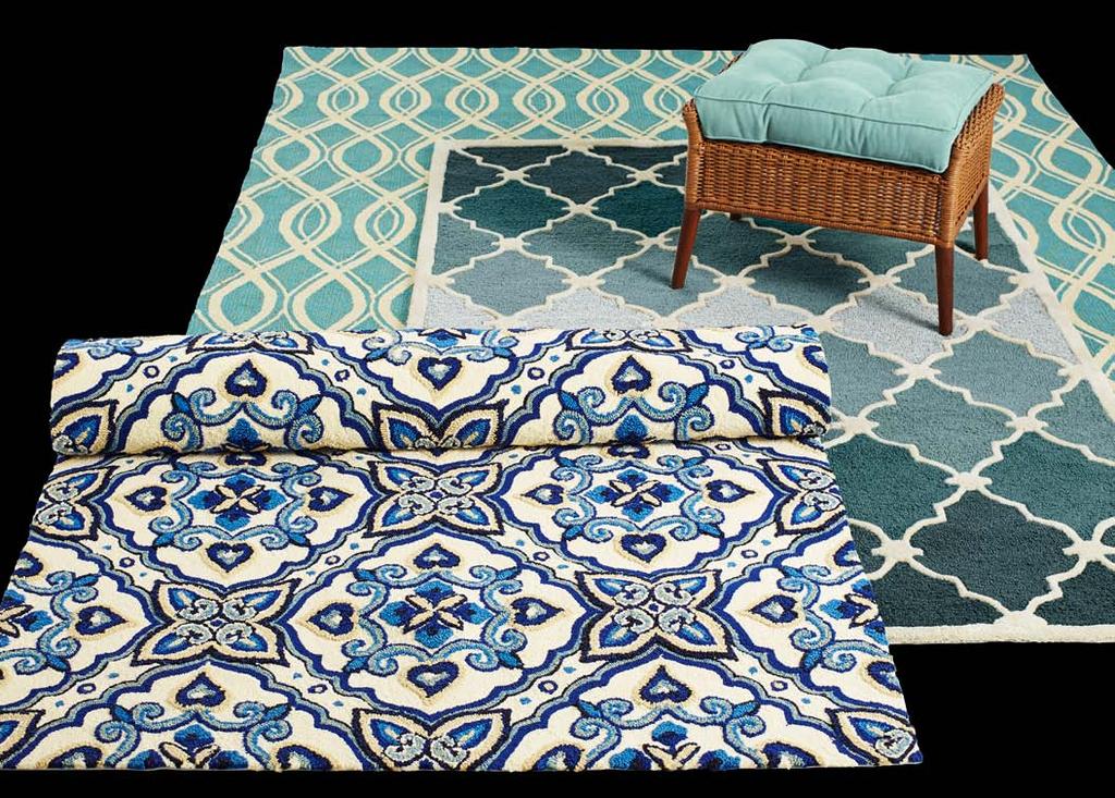 a. c. a. Wavy Blue Geo Rug 5'w x 7'6"l 2758659 $ 299 95 Available January 2014 c.