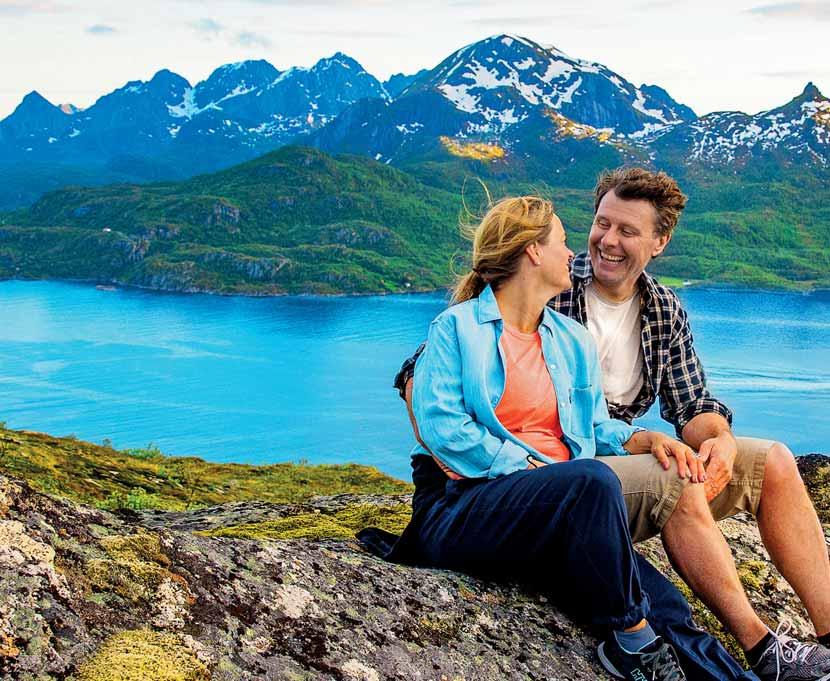 MAY AUGUST Sail with Hurtigruten in summer and discover enchanting Trollfjord from May to August; Geirangerfjord from