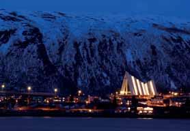 11:30 Tromsø 14:15 18:30 Skjervøy 22:30 22:45 Scenic workouts If you fancy a workout, most of our ships have gyms offering extraordinary views as you train.