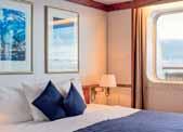 MS FINNMARKEN Expedition Team Art Deco style Two restaurants, two cafés and two bars Large sauna and fitness room Sun deck, two outdoor Jacuzzis and pool Young Explorer programme all year PASSENGER