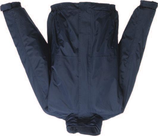RAINWEAR FOUL WEATHER PROTECTION DOVER FLEECE LINED JACKET TRW297 Waterproof Hydrafort polyester fabric. 250 series anti-pill Symmetry fleece lined body. Fleece lined collar. Polyamide lined sleeves.