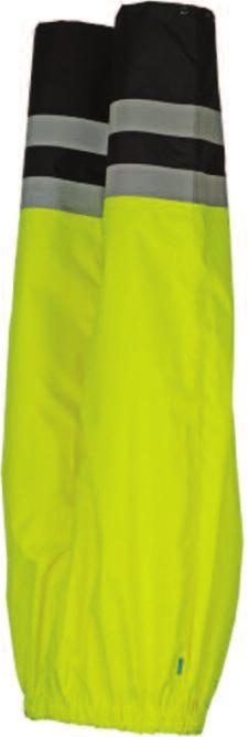 HI VIS RAINWEAR FOUL WEATHER PROTECTION NORVILL 799Z HI VIS RAIN TROUSERS 100% waterproof, windproof, highly breathable, water repellent outer fabric. Moisture attracting coating on the inside.