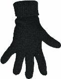 Black PNS01PC One Size THINSULATE WOOLLY GLOVES Thick, wollen gloves