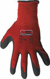 Ideal for use in environments such as; manufacturing, automotive, engineering and general handling. EN388:2016 Red PGG245GL 7-10 4.1.3.1.X 4.1.3.1.X GRIPMAX WITH DEXTRA FIT NITRILE GRIP GLOVE Sandy nitrile double dipped coating.