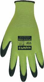 CUT 5 CUT 5 HAND PROTECTION HAND PROTECTION 4.5.4.4 MATRIX GREEN PU GLOVE Seamless knitted high cut resistant liner with polyurethane palm coating.