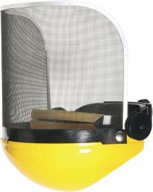 COMPLETE The Surefit Safety Visor has been designed with 2 point travel and either springs firmly in place down onto the peak of the