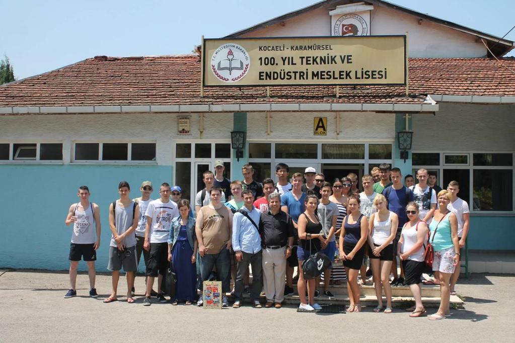 3.day 1st of July, Tuesday After breakfast we got on a bus which took us to Karamürsel which is about 30km from Izmit.